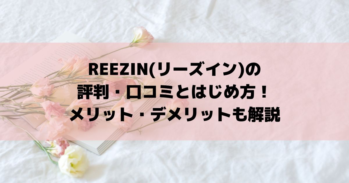 REEZIN(リーズイン)の評判・口コミとはじめ方！メリット・デメリットも解説